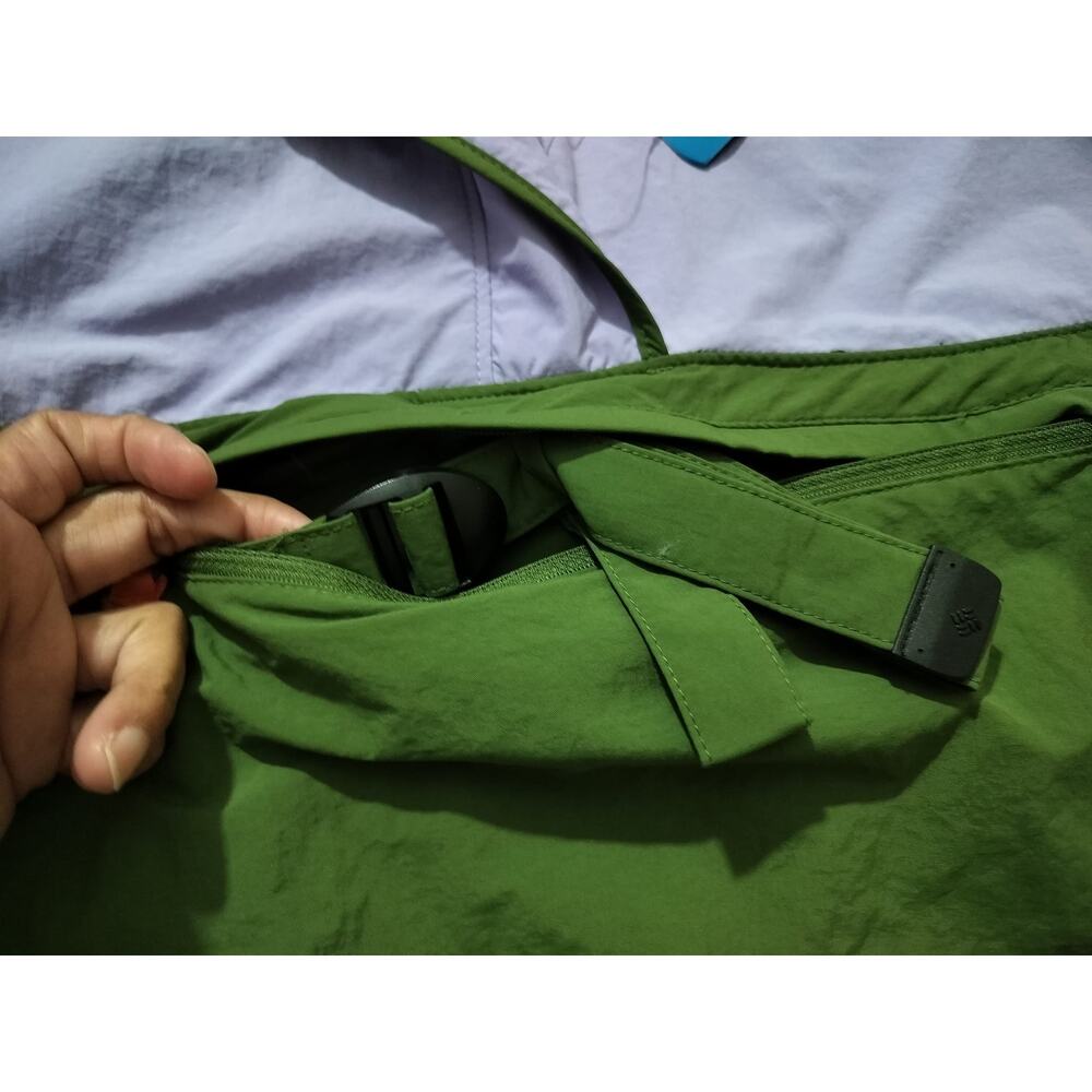 New Columbia Women's Deschutes Valley Green Purple Active Packable Jacket Size M - Picture 15 of 16